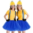 thumbnail image 7 of Women's holiday outfit set (including goggles/beanie/dress/suspenders/gloves) suitable for various occasions, holiday parties, and clothing accessories., 7 of 7