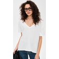 thumbnail image 2 of Remera Nina V de Free People en Marfil, Talle M, Transpirable, 2 of 6