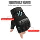 thumbnail image 4 of Guantes sin dedos Guantes sin dedos con nudillo duro, antideslizantes, ajustables, guantes deportivo TOMSHOO Guantes sin dedos, 4 of 7
