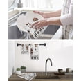 thumbnail image 5 of Sweet Home Kitchen Dish Towels for Drying Dishes Set of 4, Western Stars Bird Houses White Wood Plank Waffle Weave Microfiber Hand Tea Bathroom Towels Quick Dry & Absorbent Towel 12x12, 5 of 7