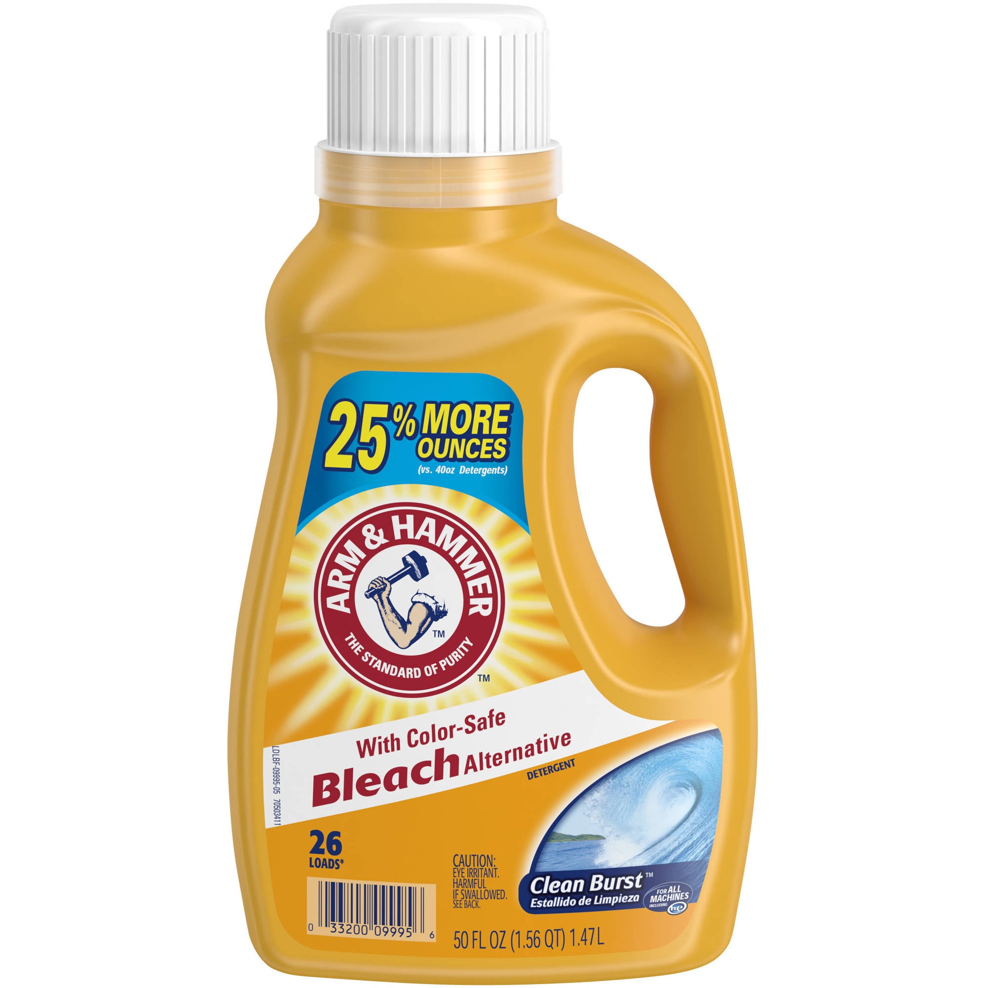 Arm & Hammer Clean Burst Liquid Laundry Detergent with ColorSafe