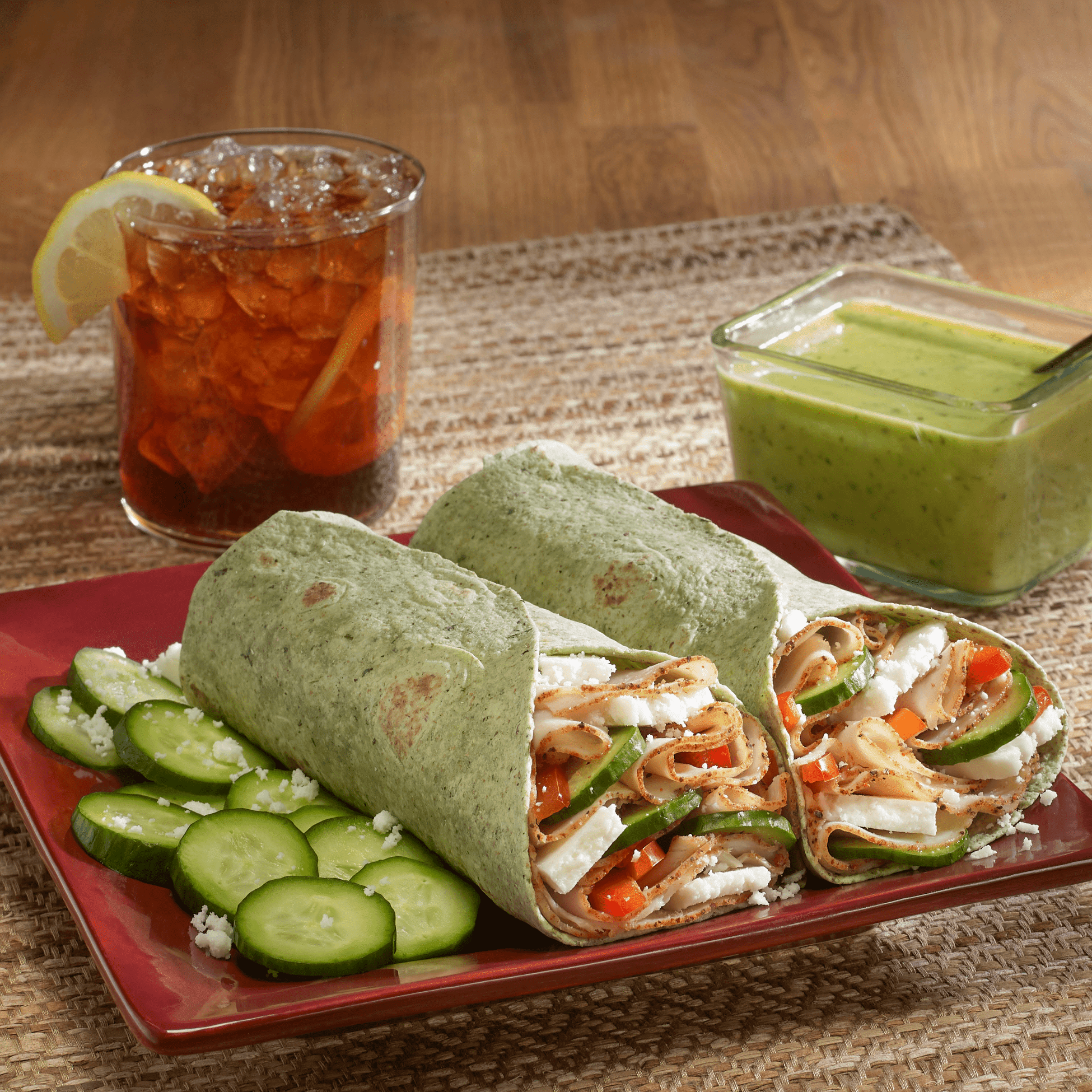 Ole Xtreme Wellness™ 8" Spinach & Herbs Tortilla Wraps - Carb Lean, Keto Friendly - 8 Count, 12.7 oz. - 6 Packs - Low Carb Tortillas
