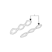 Genuine OE Nissan Manifold Gasket - 14035-3TA0B