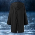 thumbnail image 4 of Baberdicy Plus Size Tops Rain Jacket Women's Breathable Large Sizes Raincoat Black Softshell Jacket Yellow Outdoor Jacket Transition Jacket Lightweight Jacket with Hood for Spring Autumn Hik, 4 of 6