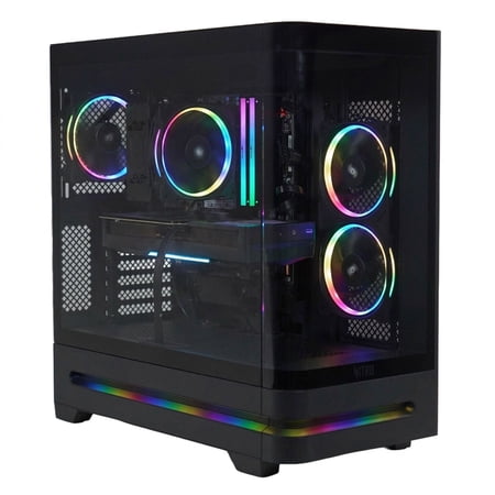 Acer Nitro 85 Gaming Desktop, AMD Ryzen 7 8700F, NVIDIA GeForce RTX 5070 with 988 AI TOPS & 12GB GDDR7 Video Memory, 16GB DDR5 RAM, 1TB PCIe 4.0 NVMe SSD, N85-100-UW35, Black, New