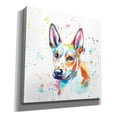 thumbnail image 2 of Epic Graffiti 'Colorful Watercolor Basenji' by Furbaby Affiliates, Canvas Wall Art, 12"x12", 2 of 8