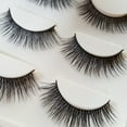 thumbnail image 3 of Visland 3 Pairs 3D False Eyelashes Cross Natural Long Eye Lashes Makeup Cosmetic tool, 3 of 3