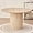 Basic Natural, variant on 35.5" Round Dining Table for 2, Modern Small Pedestal Kitchen Table, Space Saving, for Apartment Dining Living Room