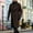 B_ Coffee Coats for Men, variant on Men's Long Duffle Coat Classic Toggle Button Closure Lapel Collar Side Pockets Warm Outer Coat for Cold Weather Formal Casual Events Dark Gray M