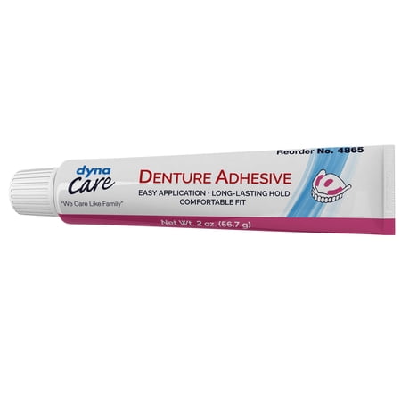 Dynarex Denture Adhesive 2 oz. Cream 4865 (72 Ct)