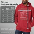 thumbnail image 5 of Men's Home Alone Merry Christmas Ugly Sweater  Pull Over Hoodie Red Medium, 5 of 9