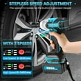 thumbnail image 6 of RELOIVE Cordless Impact Wrench 1/2", 553ft-lbs (750N.m) High Torque Impact Wrench with 2x 4.0Ah Batteries Brushless Motor Electric Impact Gun Impact Driver for Car Home, 6 of 13