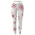 thumbnail image 3 of Christmas 2024 Women's Cartoon Printed Leggings Yoga Pants Leggings for Women plus Size Disposable Underwear Olive Workout Leggings Summer Leggings Cute Winter Outfits for Women Long Leggings for, 3 of 3
