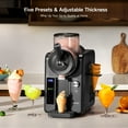 thumbnail image 3 of HiCOZY Slushie Machine & Ice Cream Maker, Frozen Drink Maker for Home, Milk Shake Maker, No Ice Needed, Self-Cleaning | Ice Cream, Frozen Margaritas, Frappés, Milkshake, Cold Drink, Black, for Gift, 3 of 9