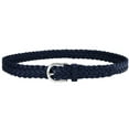 thumbnail image 6 of Falari Women's Leather Braided Belt Stainless Steel Buckle 6007 Navy Small, 6 of 7