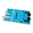thumbnail image 4 of Honey Can Do Fabric Rolling Bag Cart with Handles, Multiple Colors, 4 of 6