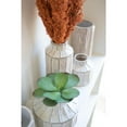 thumbnail image 4 of SET OF FIVE WHITE CERAMIC PLANTERS, 4 of 7