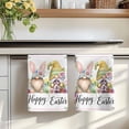 thumbnail image 7 of Happy Easter Kitchen Towels Set of 3, Watercolor Gnomes Eggs Flowers Botanical Spring Absorbent Dish Towels for Kitchen, Microfiber Hand Towel, Quick Drying Tea Towel for Cleaning Dishcloths, 7 of 7