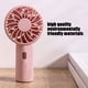 thumbnail image 5 of Ventilador portátil de mano - Recargable por USB, 3 velocidades, potente mini ventilador para viajes y exteriores - rosa, blanco o verde, 5 of 6