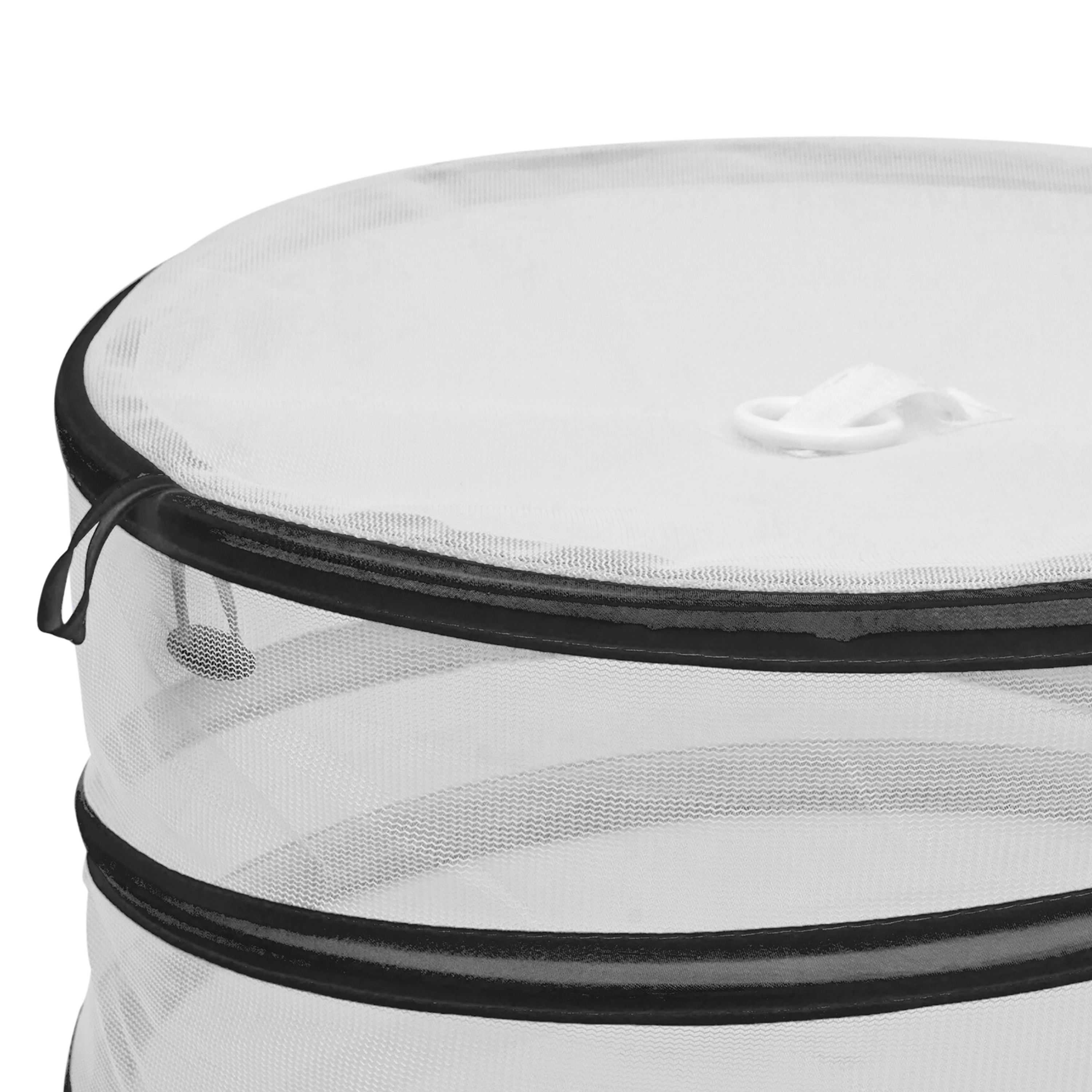Kitchen Details Pop-up Food Cover, 2 Pack, Black