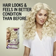 Schwarzkopf Keratin Blonde Hair Dye Platinum Blonde 001, Ultra Lightening Permanent Color, 1 Use