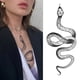 thumbnail image 1 of Pegatinas de tatuaje temporal para brazo negro, serpiente negra para mujer y hombre, cuerpo, cintura, larga duración, impermeable, serpiente oscura, tatuajes de gran tamaño Gao Jinjia LED, 1 of 2