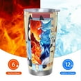 thumbnail image 6 of Masiiu Bluey Print 20OZ Car Cup for Travel, Insulated Stainless Steel Cup, Leak-Proof Lid with Straw and Direct Drinking Opening-Straw Two-piece Set, 6 of 8