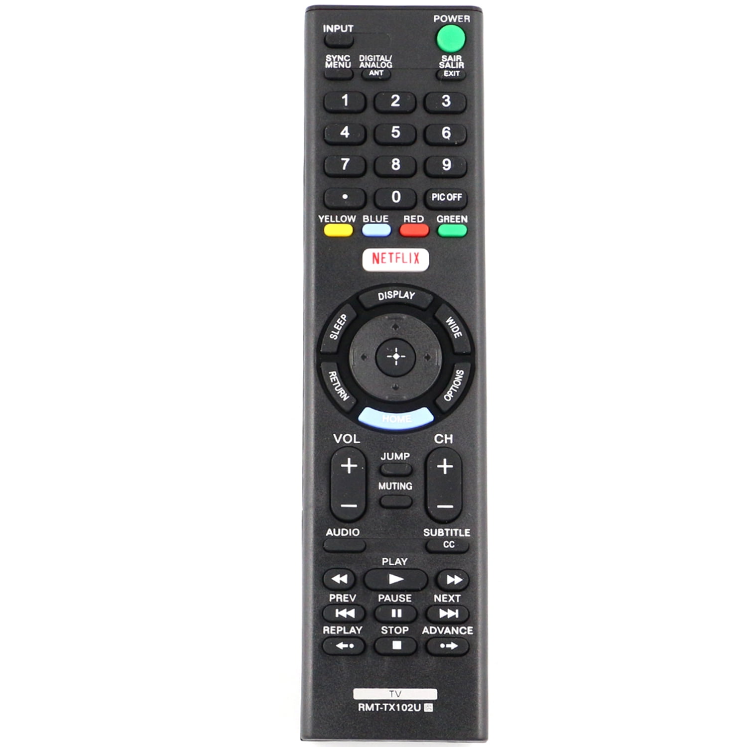 高価値セリー New RMT-TX300U KD TV Sony for fit Control Remote Replaced アクセサリ
