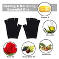 thumbnail image 3 of Moisturizing Spa Gloves Fingerless Pink Women's Gel Moisturizing Gloves Day Night Instantly Repair Eczema Dry Rough and Cracked Hands, 3 of 6