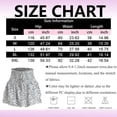 thumbnail image 3 of zaveiop Floral Skorts for Woman Ruffle Mini Skirt with Shorts Underneath Causal Summer Boho Outfits (Wine, XL), 3 of 9