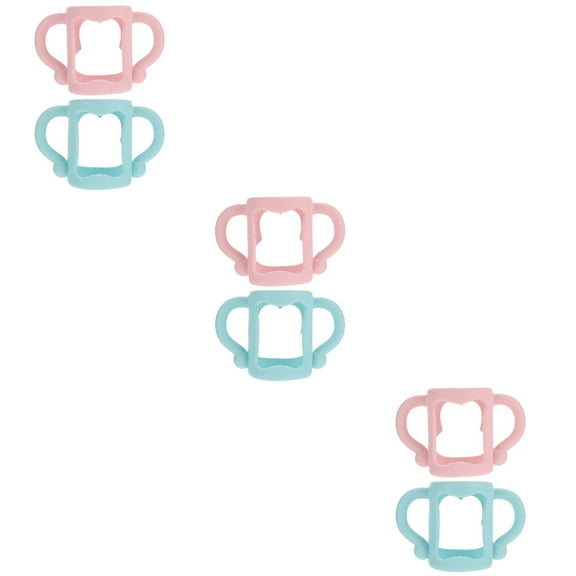 3 Count Baby Bottle Universal Silicone Handle Handles for Toddler