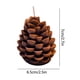 thumbnail image 3 of Vela Perfumada Navideña de Cera Marrón con Forma de Piña | 8 X 7 Cm | Decoración Festiva para El Hogar y El Escritorio | Velas Seguras y Duraderas para Regalos Navideños, 3 of 6