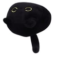 thumbnail image 3 of Almohadas de felpa de gato negro, juguete negro, lindos ojos grandes, decoración para el hogar súper suave, muñeco de animales de peluche de gato, 3 of 5