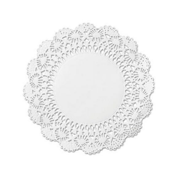 Cambridge Lace Doilies Round, 12", White, 1000/Carton