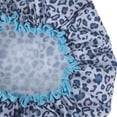 thumbnail image 5 of Unique Bargains Leopard Double Layer Shower Cap 1 Pc Purple, 5 of 5