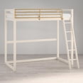 thumbnail image 4 of Little Seeds Monarch Hill Haven Twin Metal Loft Bed, 4 of 9