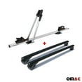 thumbnail image 3 of OMAC Bike Carrier Roof Rail Rack Cross Bars Luggage 47" Black Aluminum Set, 3 of 10