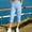 Blue, variant on CaComMARK PI Women's Capris with Pockets Loose Fit Casual Capri Pants Dressy Lightweight Ladies Cargo Hiking Pants White