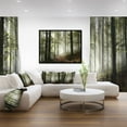 thumbnail image 3 of Designart - Lumière dans une Forêt d'Automne Dense avec Brouillard - Impression d'Art Paysager sur Toile Encadrée, 3 of 4