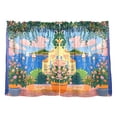 thumbnail image 7 of Yayeee Kitchen Curtains Tier Pair Light Filtering 27"x36" Rod Pocket Short Cafe Window Panel, Blue Window, 7 of 7