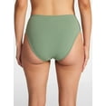 thumbnail image 3 of Time and Tru Women's and Women's Plus Size Ribbed Mid Rise Bikini Swim Bottoms, Sizes XS-3X, 3 of 5