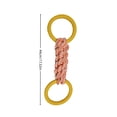 thumbnail image 4 of BotaniNest Durable Chew With Rings – Rope & Rubber Interactive For Chewing & Playing Tough For Small To Medium Dogs Ideal For Reducing Boredom & Promot, 4 of 6