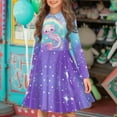 thumbnail image 2 of DISNIMO Galaxy Axolotl Dress for Girls Rainbow Dresses for Kids Long Sleeve Skater Dress Girl Midi Dresses with Collars for Girls Skater Twirl Dress Animal Dress Girl 3-4 Girls Dress Clothing, 2 of 7