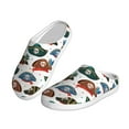 thumbnail image 2 of Lsque Pirate Hats Pattern Womens Comfort Cotton on Scuff With Memory Foam and Anti-skid Sole Slipper-44/45, 2 of 7