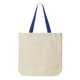 thumbnail image 1 of LB 10 OZN CTTN CNVS JNNFR TOTE (NATURAL/ROYAL) (OS) Bolsos Liberty 9868, 1 of 1