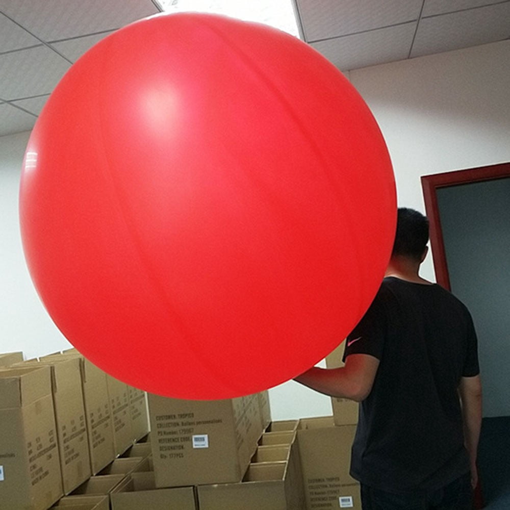 2Pcs 72 Inch Latex Giant Human for Egg Balloon Round Funny Game Balloon Toys