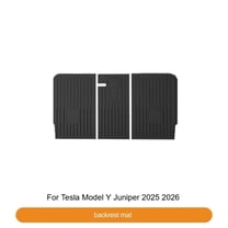 Floor Mats For Tesla Model Y Juniper 2025 2026 TPE Odorless Wear - Resistant Trunk Liner Durable Cargo Protective Mat Backrest Pad