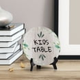 thumbnail image 3 of Kids Table (5 x 5“) Circle Table Sign with Acrylic Stand | Wedding & Home Decor, 3 of 9