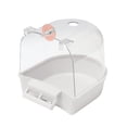 thumbnail image 2 of Travelwant Parrot Bath Box Bird Cage Accessory Supplies Bathing Tub Bath for Parakeet Pet Brids Canary Budgies Parrot, 2 of 7