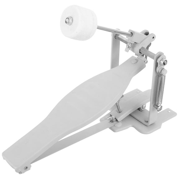 ELAYARD Metal Drum Pedal, Silver Single Pedal for Bass, Durable and Design